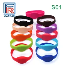 100 шт./лот S01 стиль 13,5 МГц NTAG213 наручный браслет NFC/браслет RFID полосы карты для оплаты NFC контроля доступа по отпечаткам событие