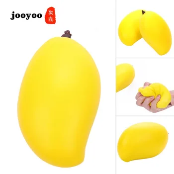 

PU Simulation Big Mango 17CM Squishy Toy Soft Slow Rebound Can Be Squeezed Simulation Bread Ornaments