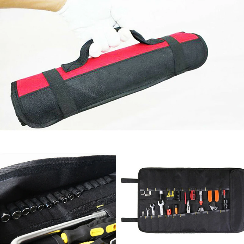 

Motorcycle Tool Storage Bag Roll-up Mixed Wrench Spanner Socket Package Holder NEW