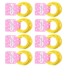 Лучшие новые 50 шт. маленькие аксессуары для волос для маленьких девочек, повязки для волос, галстуки на резинке