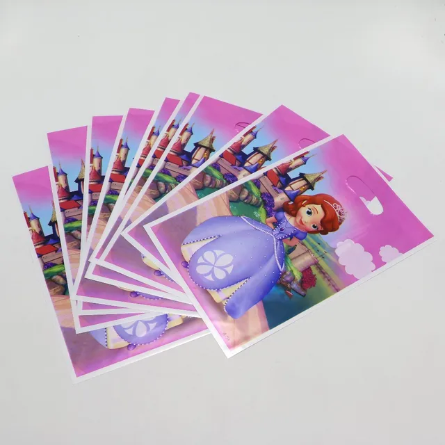 10pcs Cartoon Birthday Theme Kids Favors Gift Bag Baby Shower Sofia 10pcs Cartoon Birthday Theme Kids Favors Gift Bag Baby Shower Sofia