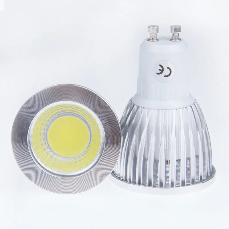 Dimmable высокой Мощность GU10 MR16 E27 6 ваттов 9 12 светодиодный точечные светильники COB E26