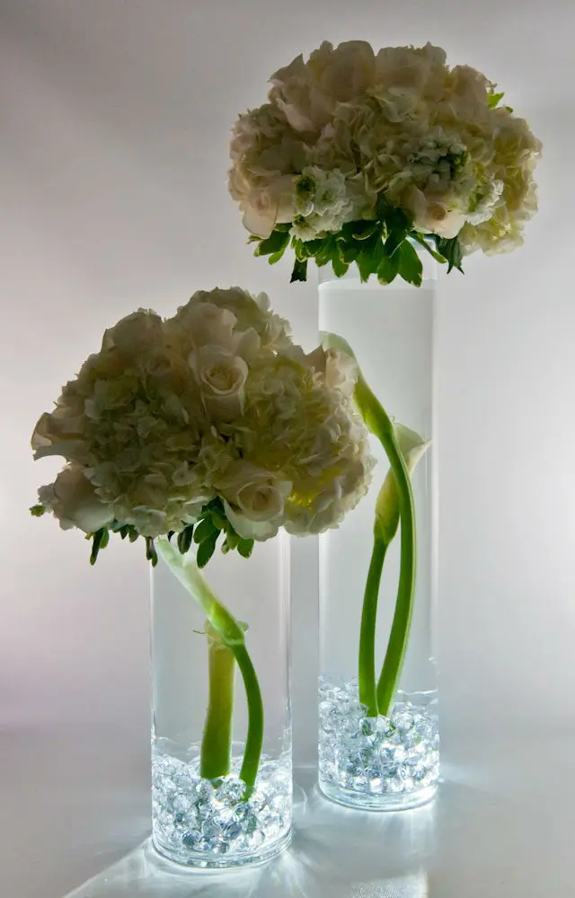 12pcs decorative lights Event holiday lights Wedding party Glass vase Submersible 11colors LED light waterproof led