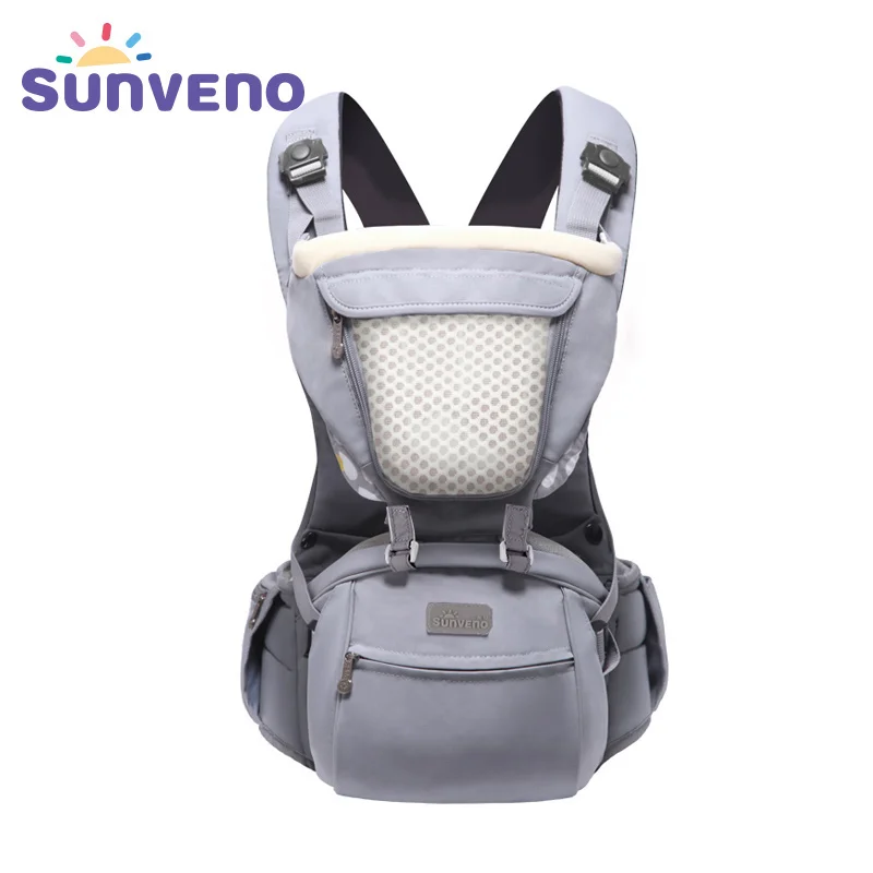 SUNVENO مصمم الطفل الناقل الرضع طفل الجبهة التي تواجه الناقل حبال الاطفال الكنغر Hipseat الطفل الرعاية 0-36Months