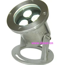 DHL! Сертификат Европейского соответствия, сертификат независимого Испытательного и сертификационного IP68, нержавеющая сталь, высокая мощность 3 Вт светодиодный прожектор для улицы, светодиодный уличный свет, DS-10-1-3W, 3X1 Вт, работающего на постоянном токе 12 В