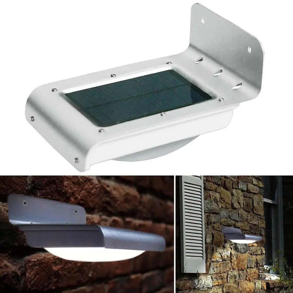 

16 LED Solar Lamp Solar Sensor Light Outdoor Solar Panel Powered Garden Security Light Sunlight For Yard Patio Pathway