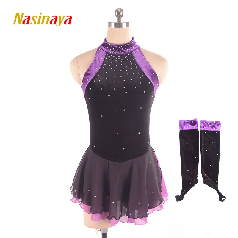 

Nasinaya Figure Skating Dress Customized Competition Ice Skating Skirt for Girl Women Kids Patinaje Gymnastics Performance 96