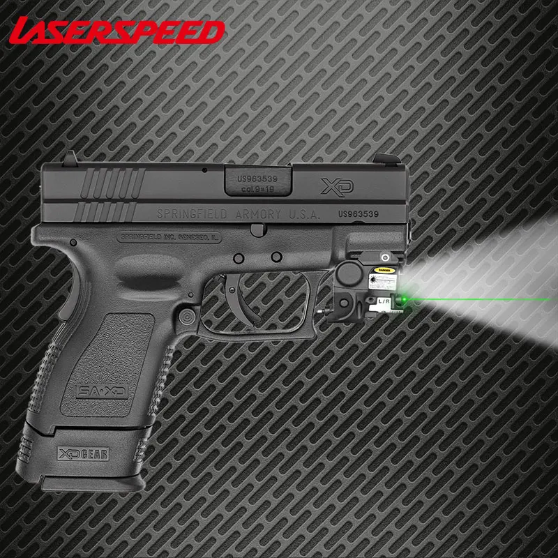 

Pistol Mini Light Gun LED Tactical Weapon Light Airsoft Military Hunting Flashlight For Glock Self Defense Laser
