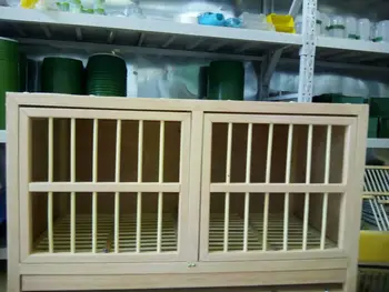 

5pcs foldable male and female wooden cage free shipping