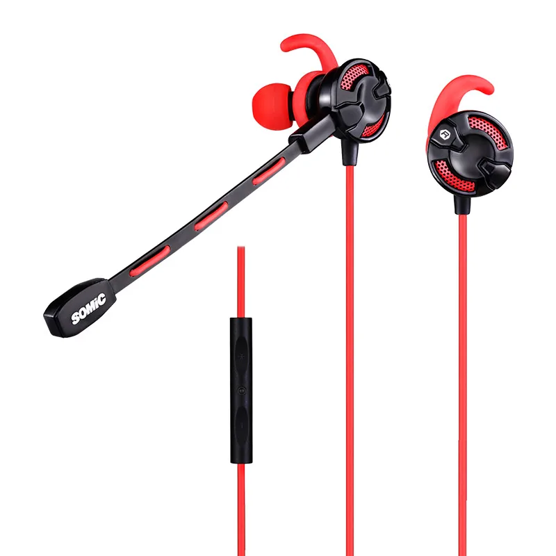 

SOMiC G618 Original In-ear Video Gaming Earbud Earphone for PS4 XBOX ONE Mobile Phone DJ Music with Detachable Mic