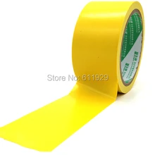 Желтая клейкая лента шириной 4,8 см, 20 ярдов/предупреждающая лента/запечатывание картонных упаковок лента/лента из ПВХ