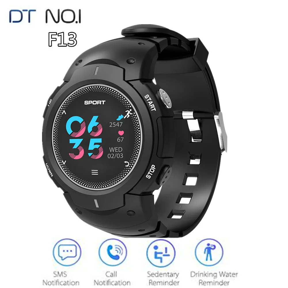 

NO.1 F13 Smart Watch Men IP68 Waterproof Multisport Smartwatch Real-Time Heart Rate Monitor Sports Wristband For Android IOS