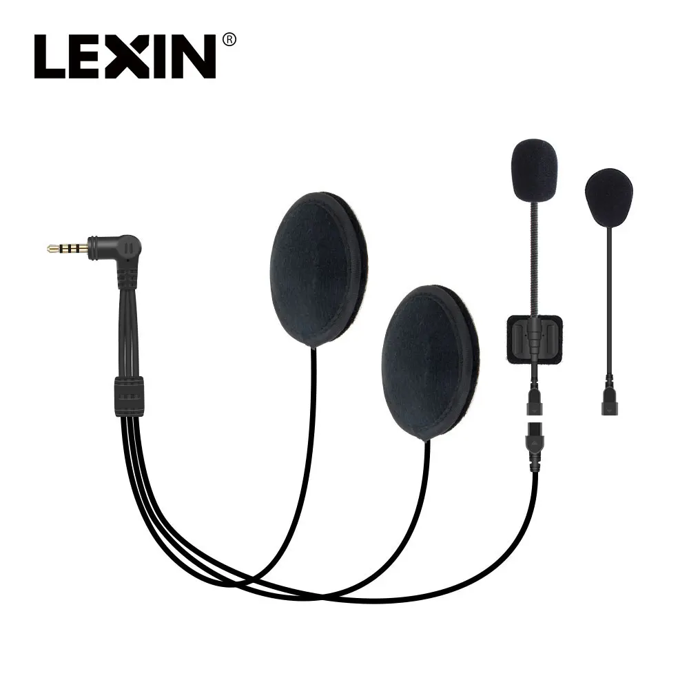 Бренд LEXIN гарнитура Аксессуары для LX-FT4 шлем динамик с оба микрофона, высокое качество звука шумоподавление