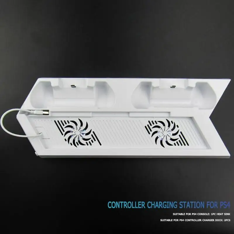 Vertical Stand Cooling Fan for PS4 Controllers Multi Dual Charging Station Charger Game Console Cooler for PS4 Game Accessories Vertical Stand Cooling Fan for PS4 Controllers Multi Dual Charging Station Charger Game Console Cooler for PS4 Game Accessories