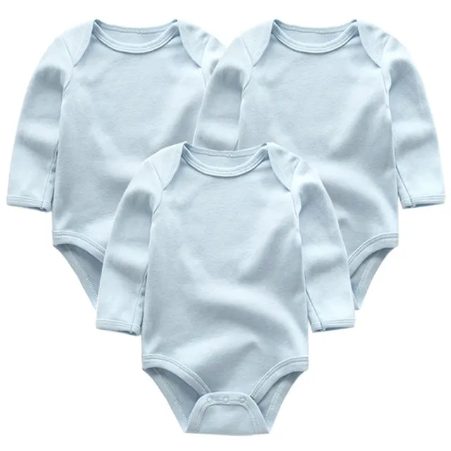 3 шт./лот; Детский комбинезон; хлопковая одежда для маленьких девочек и мальчиков; комбинезоны с длинными рукавами для младенцев; Одежда для новорожденных - Цвет: BDL3014