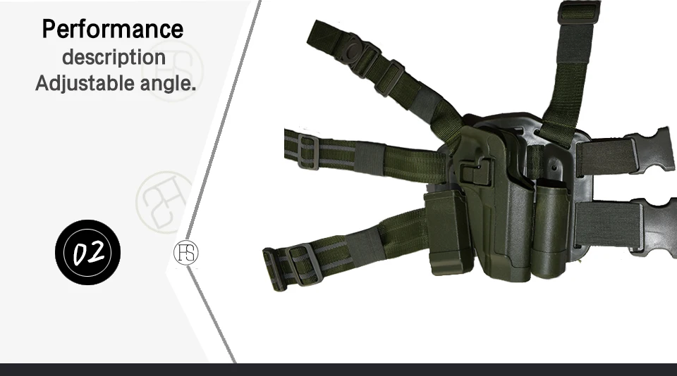 96 Apertado Perna Direita Holster Fit Para Beretta Coldre Coldre Revista