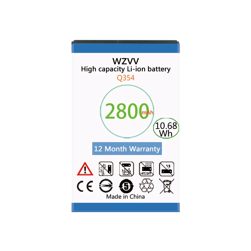 

wzvv 2800mAh Replacement Battery Q354 for Micromax Q354 Mobile phone Batteries