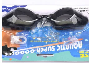 Мужские и женские очки для плавания, противотуманные очки для плавания, профессиональные водонепроницаемые очки для плавания, очки для водителей ming - Название цвета: Черный