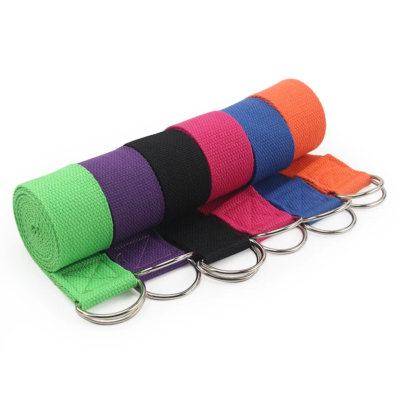 

2Pcs/lot Cotton Rope Resistance Bands Yoga Belt Gym Strength Training Stretching Belts