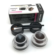 2 in 1 brown black gel eyeliner make up waterproof cosmetics set eye liner makeup eye