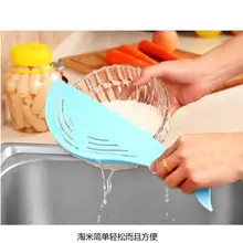 Творческий КИТ риса мойка Слив для жидкости пластик кухня дуршлаг овощей паста