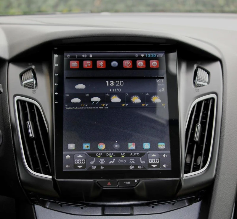 KA 10.4inch ford focus3 radio tesla android radio screen 1107