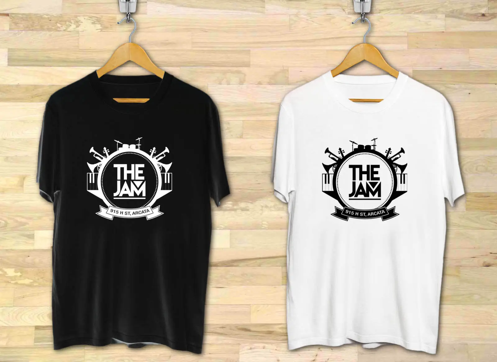 The Jam Band Logo English Punk Rock Men's Black White T-Shirt XS to 3XL | Мужская одежда