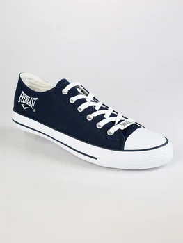 

Man's black classic skateboard shoes shoelace canvas cloth shoes sports shoes