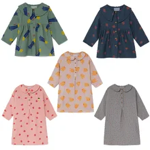 Г. Осеннее рождественское платье Детские платья для девочек, платье для девочек элегантные платья для маленьких девочек vestidos, одежда для девочек bobo