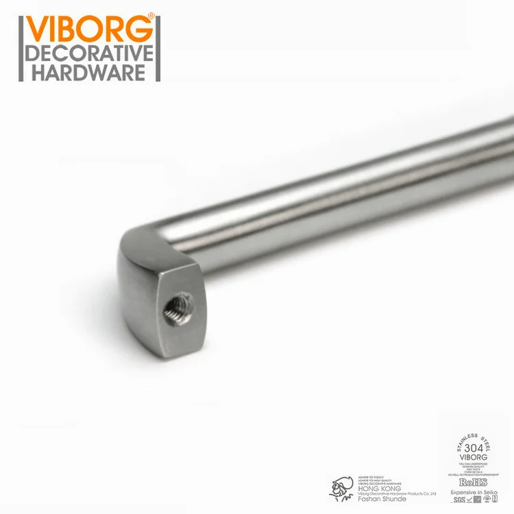(4 штуки) VIBORG192mm 304 Нержавеющая сталь литья современный Кухня ручка двери шкафа