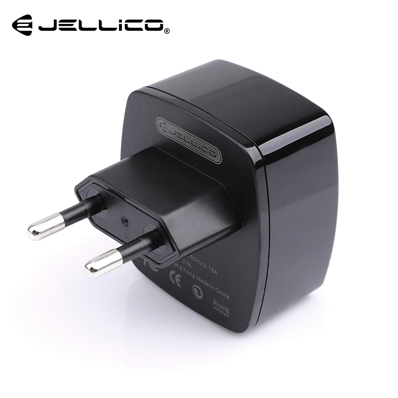 Jellico 5 V/2.1A المزدوج ميناء الاتحاد الأوروبي التوصيل الهاتف المحمول شاحن USB جدار شاحن سريع شحن ل فون X 8 7 سامسونج S8 Xiaomi اللوحي Jellico 5 V/2.1A المزدوج ميناء الاتحاد الأوروبي التوصيل الهاتف المحمول شاحن USB جدار شاحن سريع شحن ل فون X 8 7 سامسونج S8 Xiaomi اللوحي