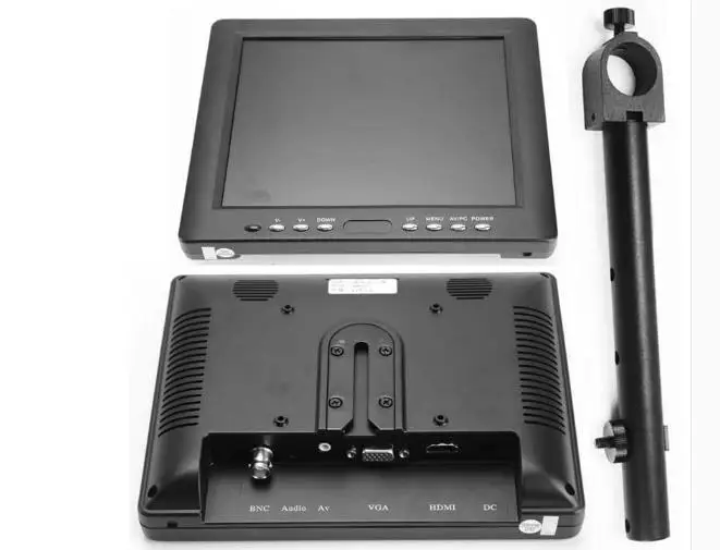 Industrial camera. Electron microscope. Hd digital microscope. Video maintenance magnifier with screen