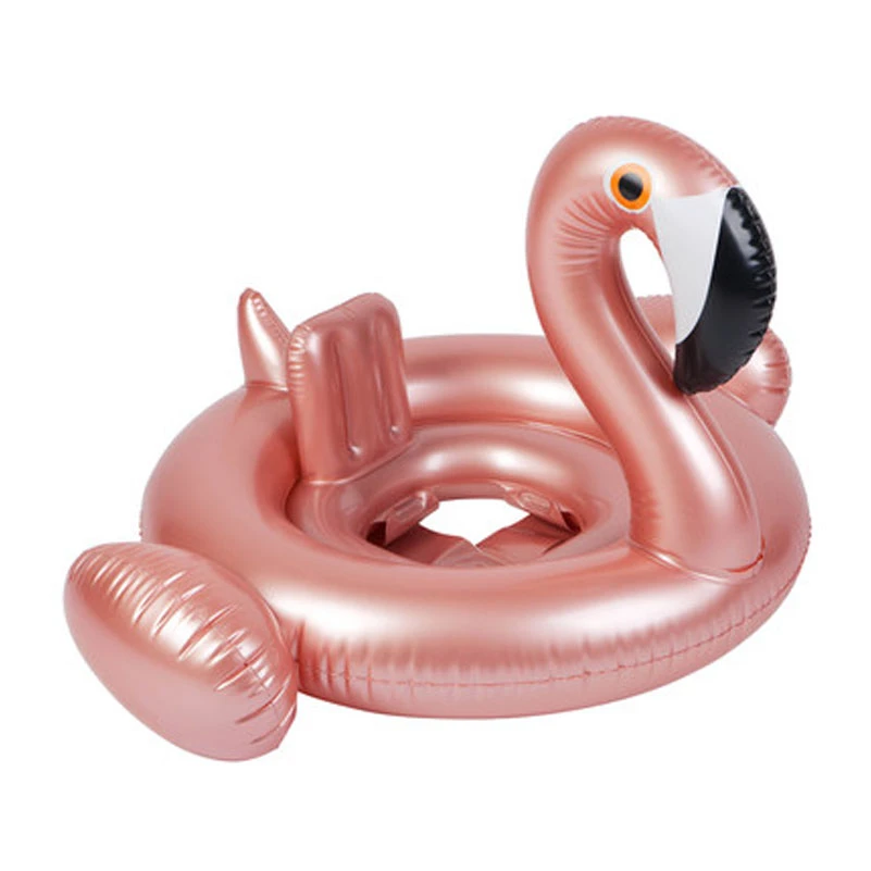 Baby Infant Pool Float Flamingo Inflatable Swimming Ring Pool Toys for Baby Girls Toddlers Pink 