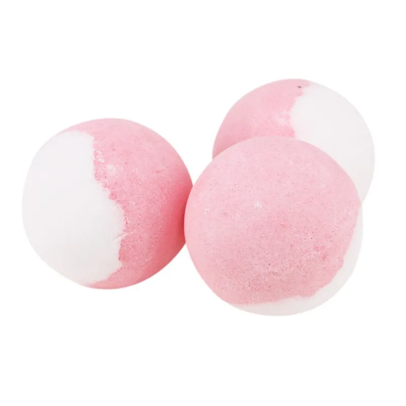 

2pcs double color Bath Salts Ball Organic Fizzy Bath Bombs Set Handmade SPA Stress Relief Exfoliating Whitening Body