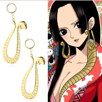 

Anime ONE PIECE Cosplay Earrings Jewelry Nico Robin Cosplay Gift Fans Collections Props Gift Drop Ship