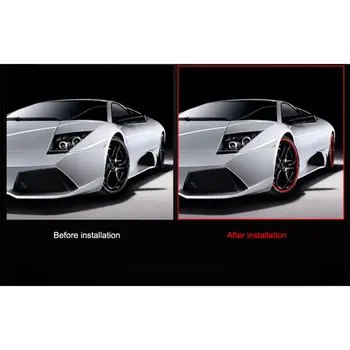 

Hot 8M / Roll New Style IPA Rimblades Car Color Wheels Rims Protectors Decor Strip Tires Protective Line Rubber Casting Trim