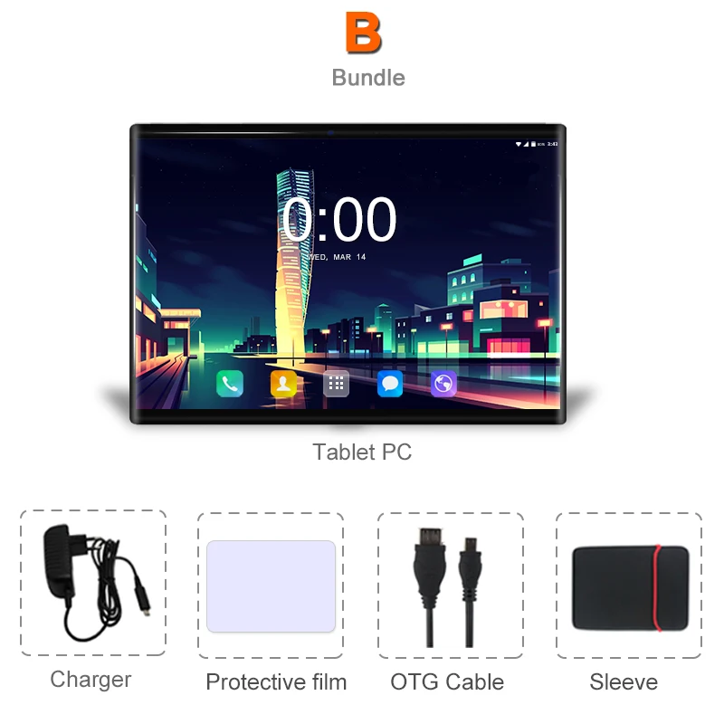 CIGE N9 планшетный ПК 4G Lte Восьмиядерный Google Play kids tablette enfant 6 ГБ ОЗУ 64 Гб ПЗУ WiFi gps планшет 10,1 дюймов android 8,0 10 - Комплект: Комплект 2