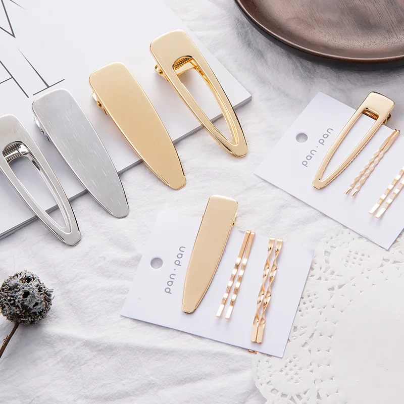 New Girls Pearl Hair Clip Metal Crystal Hairclip Barrette Headwear Bobby Hair Pin Wedding Hair Styling Tool Hair Clips for Women