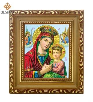 

Factory outlets cheap wood photo frame lcon of Part of the Old Testament theology of Mary byzantine religious orthodox catholic