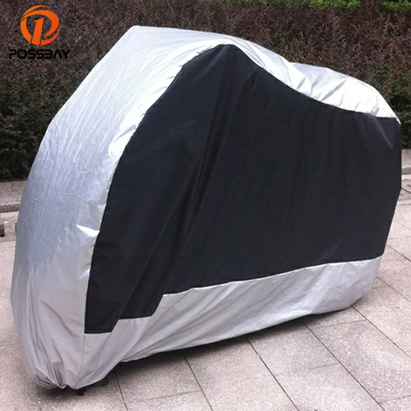 

POSSBAY M/L/XL/XXL/3XL Motorcycle Covers Waterproof Outdoor Protector Dustproof Motorbike Scooter Cover for Honda Yamaha Harley