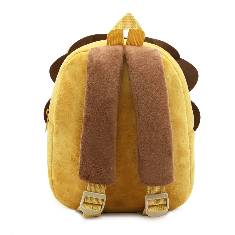  Cartoon Animal Lion Soft Plush Backpack Children kindergarten Schoolbag Kids Baby School Bags Girls - 32866777698