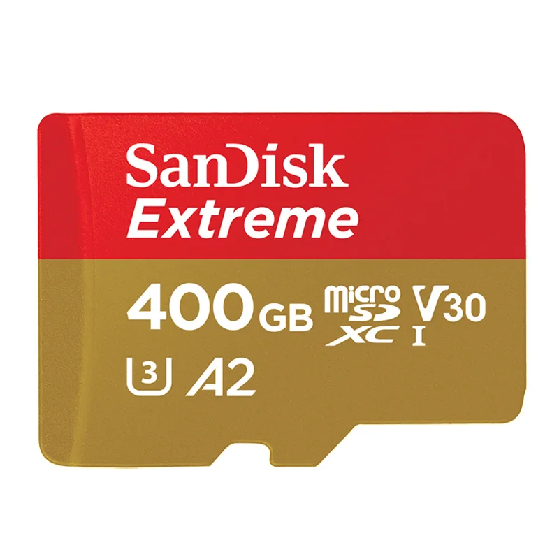 SanDisk Extreme, 128 ГБ, Micro SD карта, 64 ГБ, 32 ГБ, 256 ГБ, 400 гб, Microsd, транс-Флеш карта, карта памяти, TF карта для телефона/камеры - Емкость: 400GB-A2