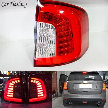 

Car flashing 2PCS LED For ford edge 2011 2012 2013 2014 LED taillights rear lights car styling led rear trunk lamp plug and play