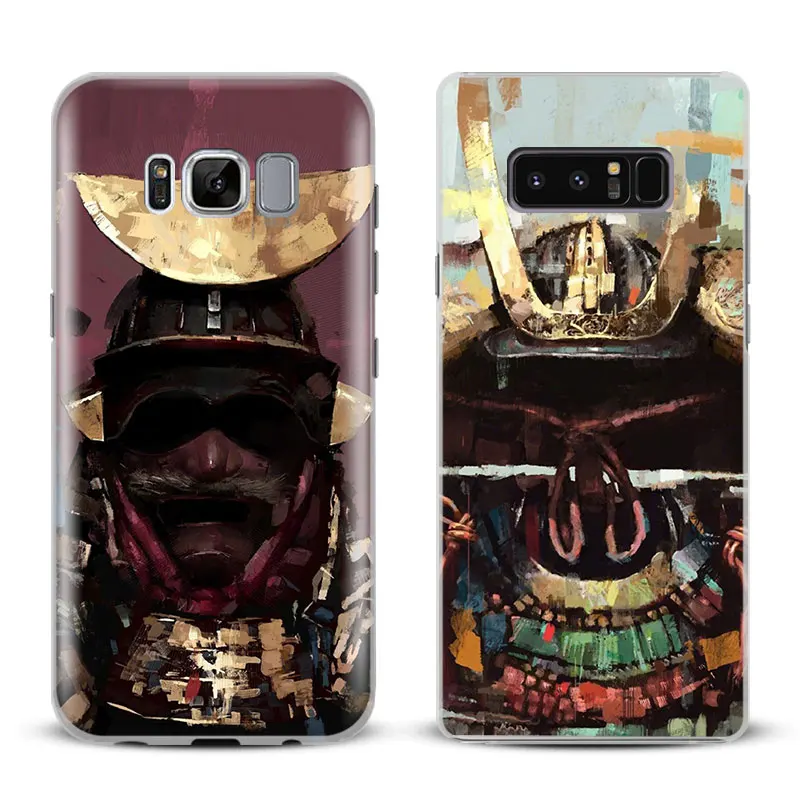 

Japanese Samurai Coque Phone Case Cover Shell For Samsung Galaxy S4 S5 S6 S7 Edge S8 S9 Plus Note 8 3 4 5 A5 A7 J5 2016 J7 2017
