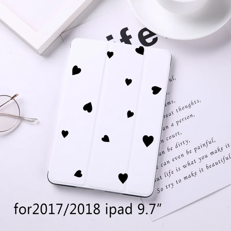 Роскошный Магнитный чехол-книжка с сердечком и фруктами для Apple iPad 9," чехол для iPad 9,7" из искусственной кожи складной чехол-книжка для планшета - Цвет: B200097-WIP