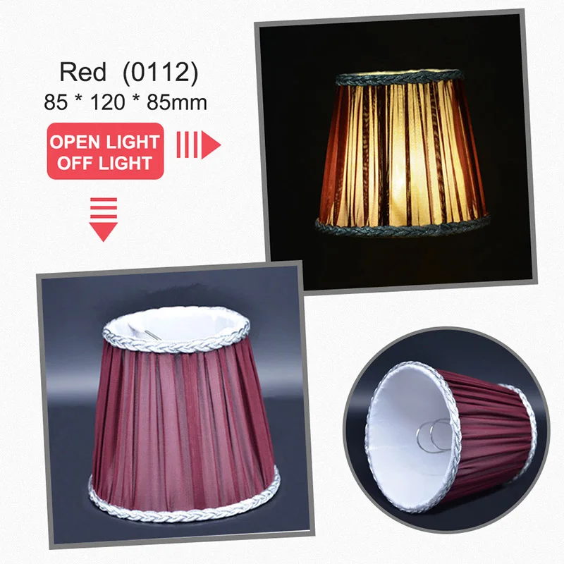 Красочный светильник в стиле арт-деко, современный настенный светильник, подвесной светильник, абажур для спальни, гостиной, светильник - Цвет корпуса: Красный