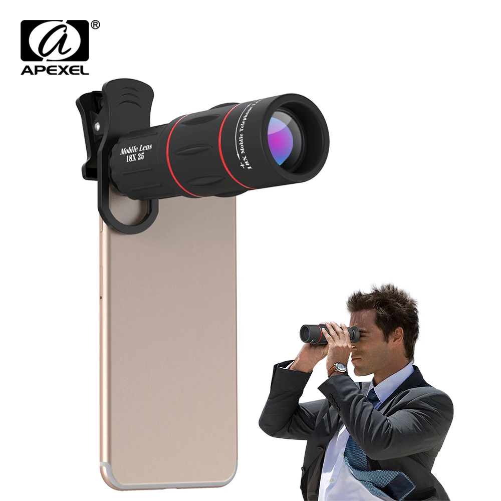 APEXEL phone camera lens 18X Telescope Telephoto lens