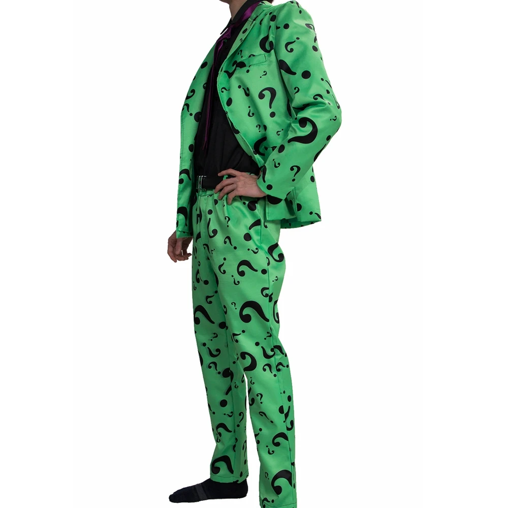 Костюм для косплея Coslive Riddler костюм Бэтмена взрослых DC Comics рубашка негодяй