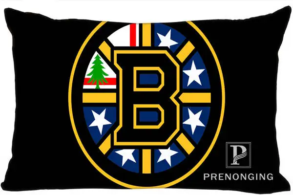 

Best Custom Pillow Case Boston Bruin Rectangle Pillowcases zipper (One Side Print) @180117-85