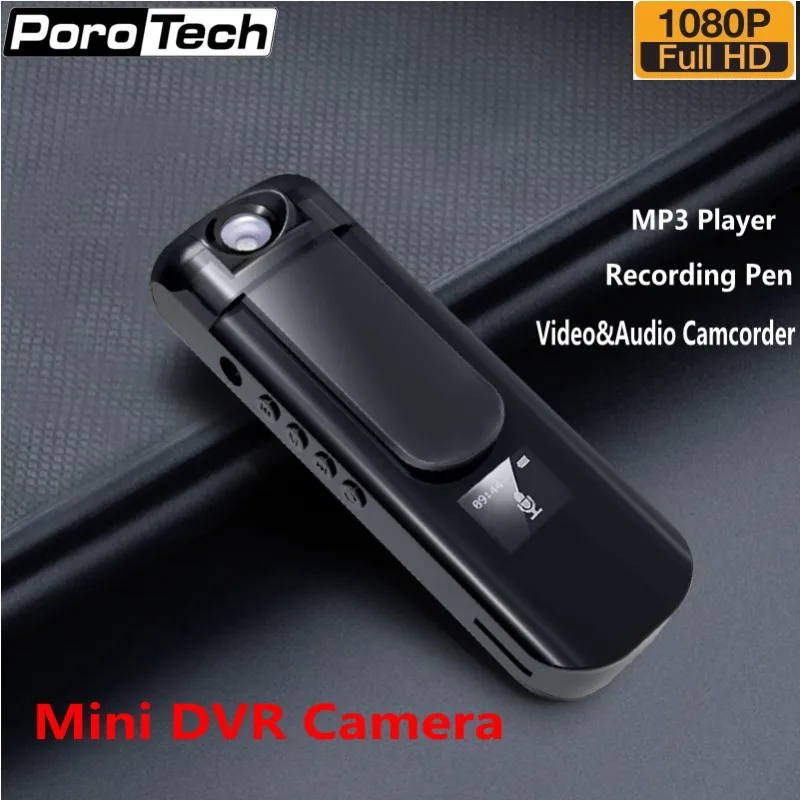 Мини камера записывающая ручка IDV009 1080P спортивная DV видеокамера с 180 вращающимся
